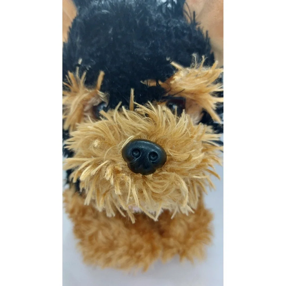 Build A Bear Promise Pets Yorkshire Terrier Yorkie Black & Gold Plush Toy